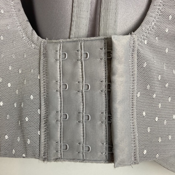 Wacoal NWT Back Appeal T-Shirt Silver Underwire Bra Plus Size Coquette 42DDD 42F - Picture 8 of 13